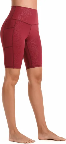 Miniatura 3 de Sunzel Pantalones cortos de ciclismo de 10 pulgadas, 8 y 5 pulgadas, para mujer, con bolsillos, cintura alta, para yoga, atletismo, gimnasio