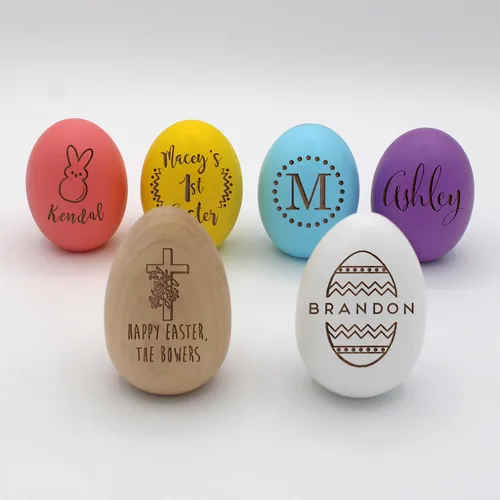 Miniatura 6 de Huevos de Pascua personalizados para cestas de Pascua para bebés, regalos de Pascua para bebés, regalos de Pascua para niños pequeños, huevos