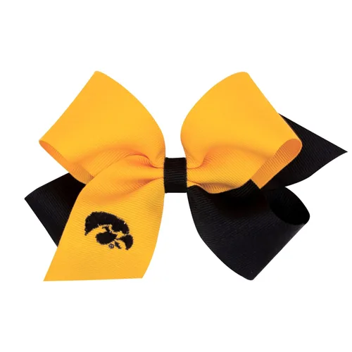 Miniatura 41 de Divine Creations - Lazo para el pelo de dos tonos para niñas con temática universitaria para el día del juego, por Wee Ones en un clip WeeStay