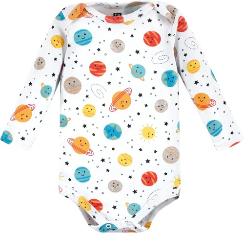 Miniatura 96 de Hudson Baby Body unisex de algodón de manga larga para bebé, leopardo rosa rojo