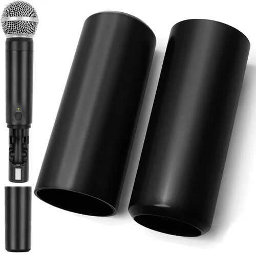 Cubierta de batería de repuesto para Shure BLX288/PG58, SM58, Beta58A, ajuste de precisión, fácil de instalar para fijar la cubierta del transmisor