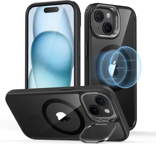 Miniatura 16 de ESR Funda para iPhone 14 Pro Max, Compatible con MagSafe, Funda Transparente para Teléfono con Soporte Stash Integrado para iPhone 14 Pro Max