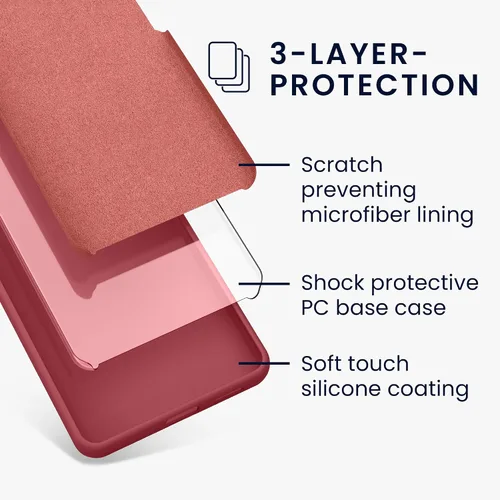 Miniatura 750 de kwmobile Funda Compatible con Google Pixel 6 Pro - Funda de teléfono de silicona TPU con acabado suave - Azul Arrecife