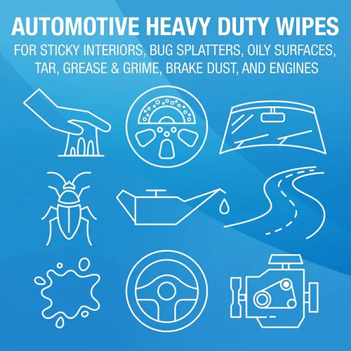 Miniatura 7 de MiracleWipes Toallitas de limpieza multiusos para automóviles, para manos, interiores y exteriores, detalles, eliminar grasa, lubricante, adhesivo