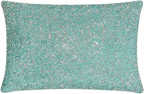 Almohada luminosa, diamantes de imitación brillantes, terciopelo suave, inserto de fibra hipoalergénica, funda lavable, acento de decoración del