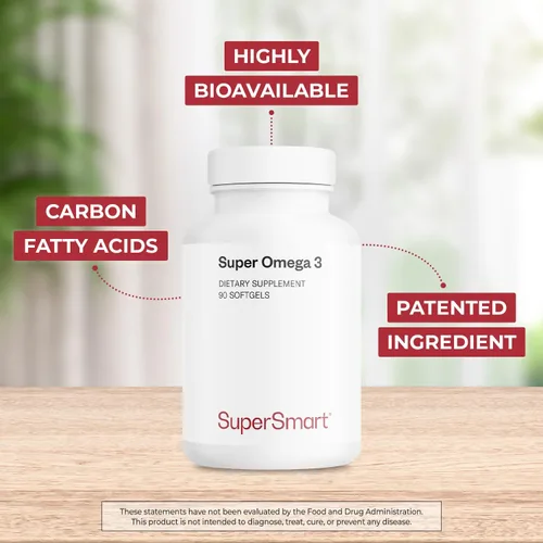 Miniatura 3 de Supersmart - Super Omega 3 1500 mg por día (certificado amigo del mar) - Ácidos grasos EPA y DHA - Suplemento Omega 3 - Aceite de pescado de pesca