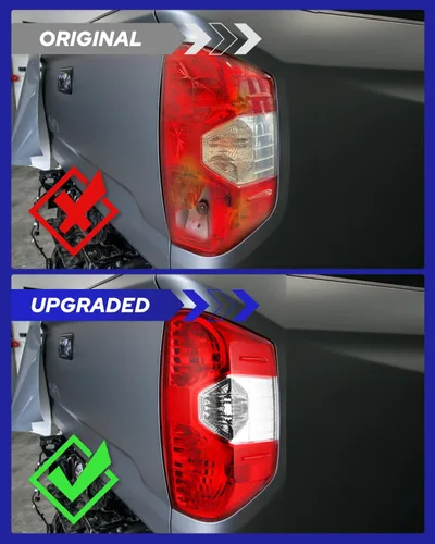 Miniatura 6 de Para el montaje de luces traseras Toyota Tundra, montaje de lámpara trasera AUTOONE para camioneta Tundra 2014-2021, parte trasera de fábrica, lado