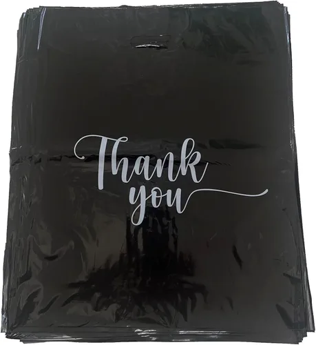 Miniatura 4 de Bolsas de tienda de mercancías de agradecimiento, diferentes tamaños de 9 x 12 pulgadas, 12 x 15 pulgadas, 15 x 18 pulgadas y 1.25 mil. Paquetes