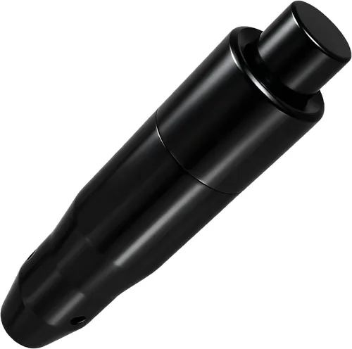 Lunsom - Pomo de cambio automático de metal para automóvil con botón de presión, palanca de cambio de aleación de aluminio, mango de palanca de