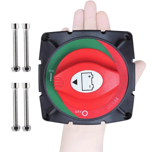Miniatura 14 de Ampper - Interruptor de desconexión de batería 12V - 48V, interruptor de desconexión de batería marina con terminales para cortar la alimentación