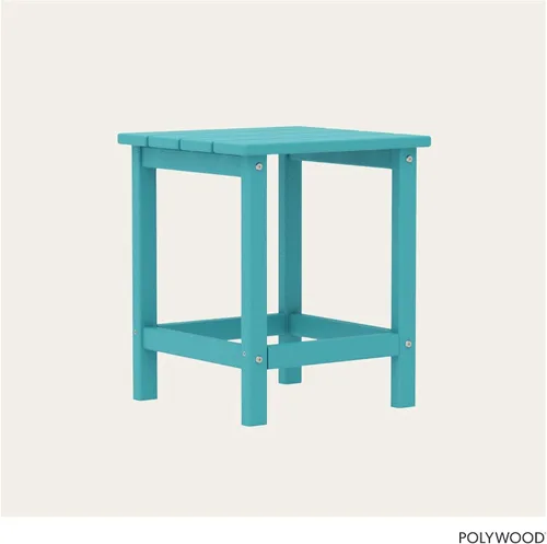 Miniatura 4 de POLYWOOD Long Island - Mesa auxiliar de 18 pulgadas, Aruba