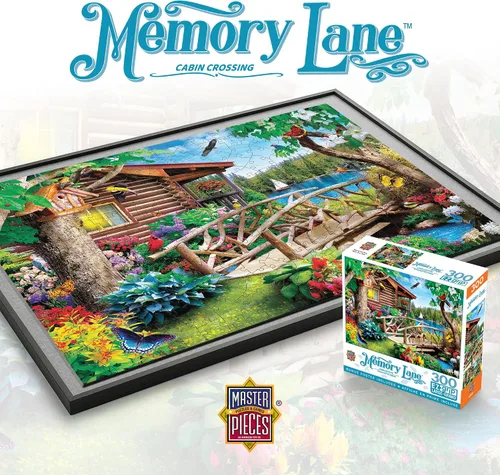 Miniatura 6 de MasterPieces - Rompecabezas de 300 piezas, formas grandes de agarre EZ, cruce de cabina, diversión para adultos, personas mayores, familia, niños