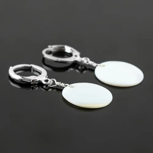Miniatura 15 de Aretes de aro de cristal afganita natural Piedras afganas de alto grado Aretes chapados en plata Gota lisa Joyas de piedras preciosas hechas