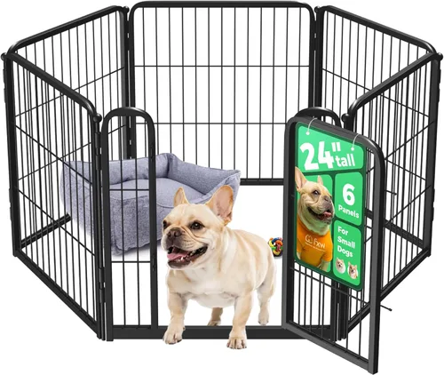 Miniatura 24 de FXW Homeplus Unleashed Corralito para Perros de Interior - Juego Sin Estrés y Seguro, Resistente de 24 Pulgadas 4 Paneles Corral para Cachorros