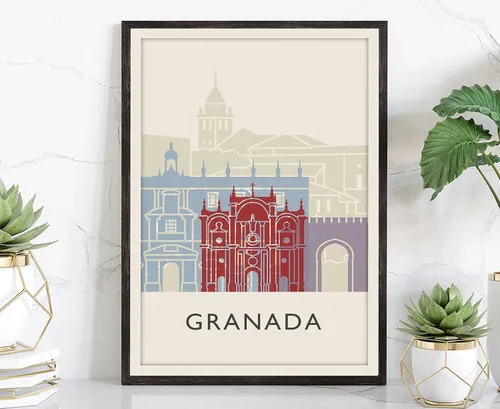Miniatura 44 de Póster de ilustración de Lisboa, póster de horizonte de Lisboa Portugal, impresión de paisaje urbano y monumento, arte de pared para el hogar