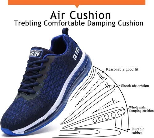 Miniatura 5 de Azooken Calzado deportivo para hombre, tenis transpirable y ligero