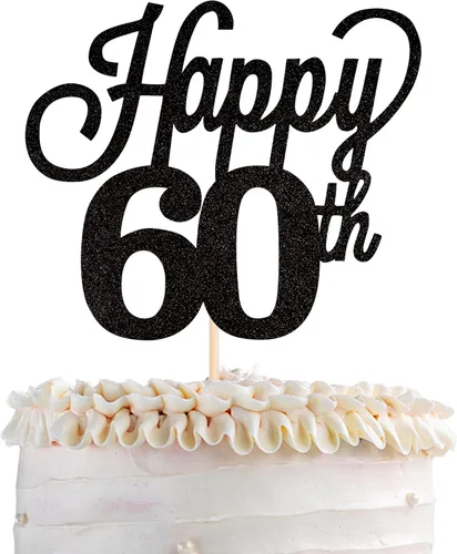 Miniatura 56 de 1 paquete de decoración para pastel de 12 años, purpurina negra número 12, doce cumpleaños, decoración para felicitaciones a 12 años de edad, 12
