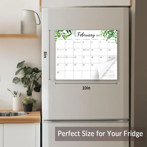 Miniatura 6 de Magnetic Calendar for Refrigerator, 10"x 8" Fridge Calendar from Jul. 2026 to Dec. 2027, Wall Calendars 2026-2027 Prefect for Planning and