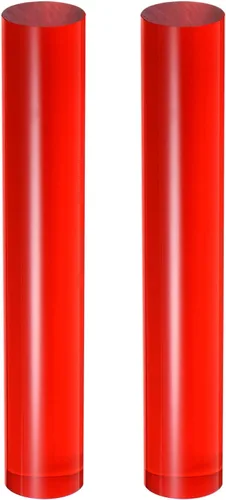 Miniatura 19 de HARFINGTON 2 rodillos de arcilla acrílica de 7.28 x 1 pulgadas, rodillo de tubo redondo de plástico antiadherente sólido para moldear, esculpir, Azul