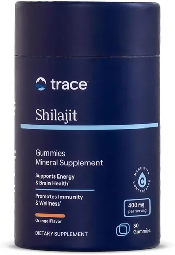 Trace Minerals Shilajit Gummies - Suplemento masticable Shilajit para el bienestar diario - Masticar inmunidad - Energía, salud cerebral y apoyo a