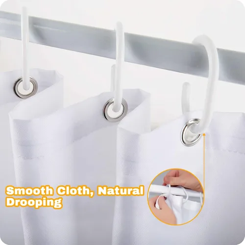 Miniatura 6 de Cortina de ducha personalizada personalizada tu diseño con fotos para baño, cortinas de ducha impermeables con 12 ganchos para baño, hotel