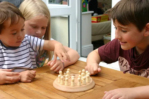Miniatura 7 de TOWO Juguetes de memoria de madera para niños, juegos de mesa familiares para niños y adultos, juegos mentales de madera, juguetes educativos