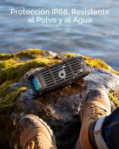 Miniatura 5 de Soundcore Boom 3i by Anker, Altavoz compacto para exteriores, IP68 impermeable, reproducción flotante, resistente al agua salada, BassUp 2.0