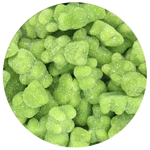 Miniatura 10 de Ositos de gomitas azul oscuro azucarados, bolsa de 2.2 libras, caramelo azul, sabor a frambuesa azul, The Hampton Popcorn & Candy Company