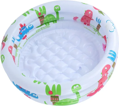 Miniatura 6 de Sazao Piscina anular para niños, piscina inflable para bebés, redonda, PVC, 23.6 in, ocupación de 2-3, bebé, niño pequeño, niño pequeño