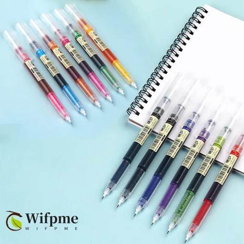 Miniatura 4 de 12 bolígrafos de gel de secado rápido de colores, bolígrafos de gel de agarre cómodo de 0,5 mm de punta fina, tinta de gel multicolor, bolígrafo