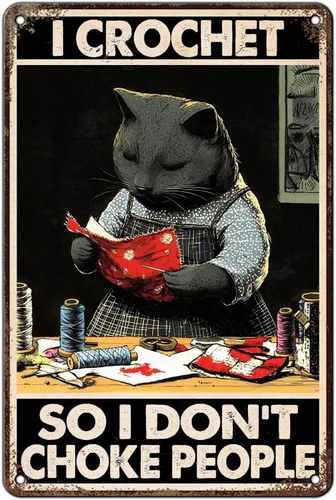 Miniatura 47 de Cartel de avión, póster de metal vintage para habitación de niño, fácil de distraer con perros y aviones, entusiastas militares, arte de pared