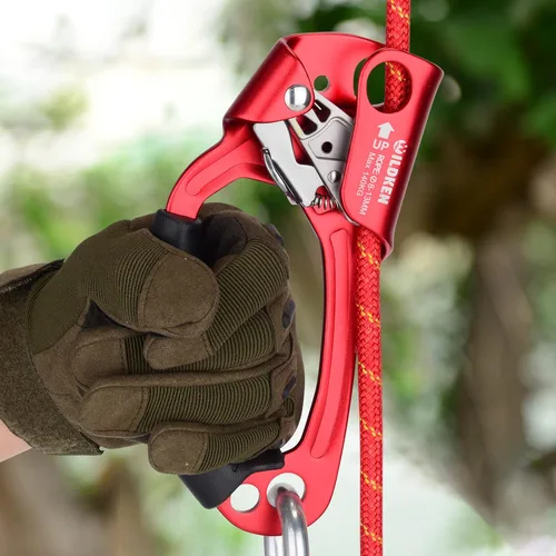 Miniatura 29 de WILDKEN Ascendedor de Mano para Escalada de Exteriores Montañismo Árbol Arborista Escalada Descenso Equipo Ascendedor de Mano para Cuerda de 8-14mm