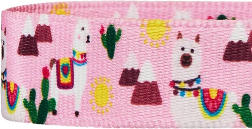 Miniatura 5 de Blueberry Pet 10+ Patrones Zoo Fun Collar de perro Llamas felices