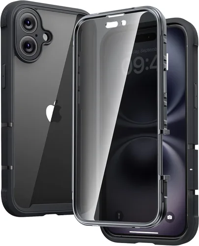 Miniatura 81 de Diaclara - Funda compatible con iPhone 11, carcasa resistente de cuerpo completo con protector de pantalla integrado sensible al tacto y Transparente