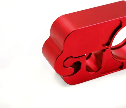 Miniatura 7 de BAIONE Candado de Agarre para Manillar de Motocicleta, Candado de Seguridad del Acelerador, Antirrobo para Scooters, Compatible con ATV, Rojo