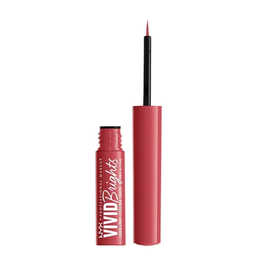 Miniatura 8 de NYX PROFESSIONAL MAKEUP Vivid Brights Delineador Líquido, Delineador de Ojos Resistente a las Manchas con Punta Precisa - On Red 04 en rojo