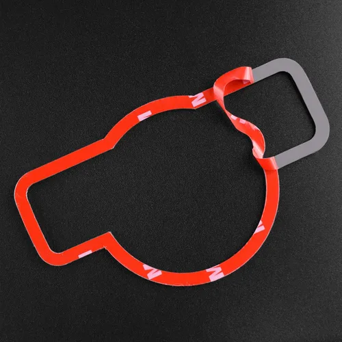 Miniatura 7 de Fibra de carbono, para accesorios Mercedes Benz, adhesivo para botón del interruptor de los faros para Mercedes Benz A, B, C, E, G, Clase CLA GLA