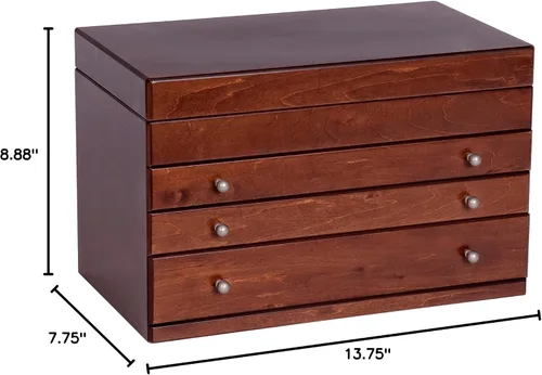Miniatura 7 de Mele & Co Brigitte - Joyero de madera