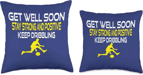 Miniatura 3 de DesignsByKelley Best Wishes Fast Recovery Gifts Get Well Soon - Almohada de baloncesto para niños, niñas, adolescentes, atletas, 15.7 x 15.7 in