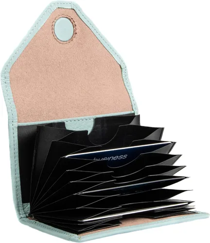 Miniatura 59 de grande Estuches para tarjetas 3639, Naranja, Tarjetero de cuero con cierre magnético, cartera pequeña de acordeón para mujer