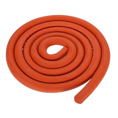 Miniatura 18 de uxcell Varilla de espuma de 3.28 pies, relleno de juntas sólidas en forma de D de 1.18 x 0.59 pulgadas, tira de sellado de espuma para protector