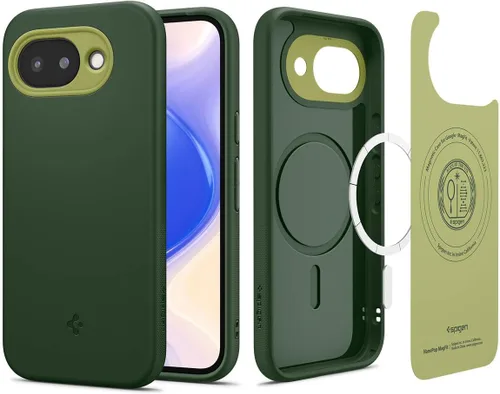 Miniatura 13 de Spigen para Pixel 9a, Funda Nano Pop MagFit (2025) [Compatible con accesorios MagSafe] - Negro y sésamo (2025)
