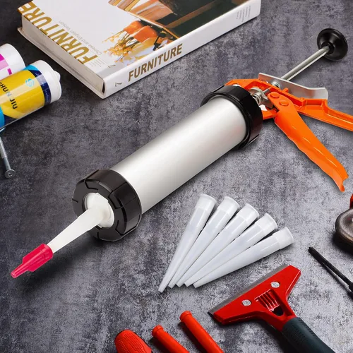 Miniatura 7 de Boquilla de extensión de calafateo de 40 piezas, boquillas de plástico, repuesto para pistola de calafateo para guardar aplicador, suministros