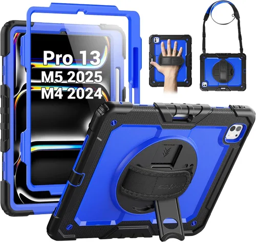 Miniatura 21 de SEYMAC Funda para iPad de 9ª/8ª/7ª Generación Estuche 10.2" 2021-2019, Funda Protectora de Cuerpo Completo Resistente a Prueba de Golpes de Servicio