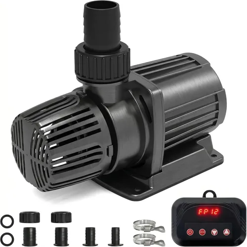 Miniatura 13 de Bomba de agua sumergible 1587 GPH, bomba de estanque de 55 W con 16.5 pies. Altura de elevación para piscina de estanque Koi, cascada, pecera