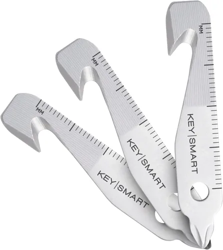 Miniatura 12 de KeySmart MultiTool - Herramienta multiusos 5 en 1 para llavero con abridor de cajas, regla, barra de palanca, destornillador Phillips y cabeza