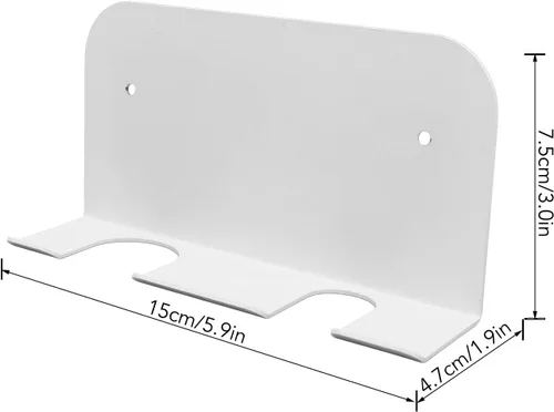 Miniatura 9 de CHICIRIS Soporte para portafiltro, soporte de pared para portafiltro de café con mango sin fondo, estante de pared universal para portafiltro