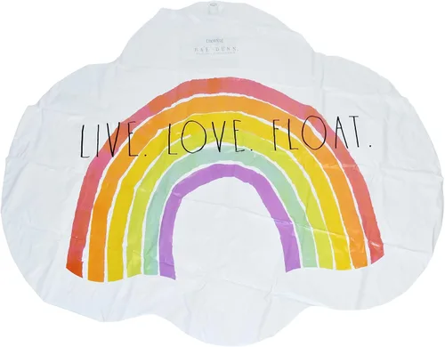 Miniatura 10 de Rae Dunn x CocoNut Float Rainbow Cloud Splash Pad – Here Comes The Sun Theme – Juguete de agua duradero – Seguro y divertido rociador de patio