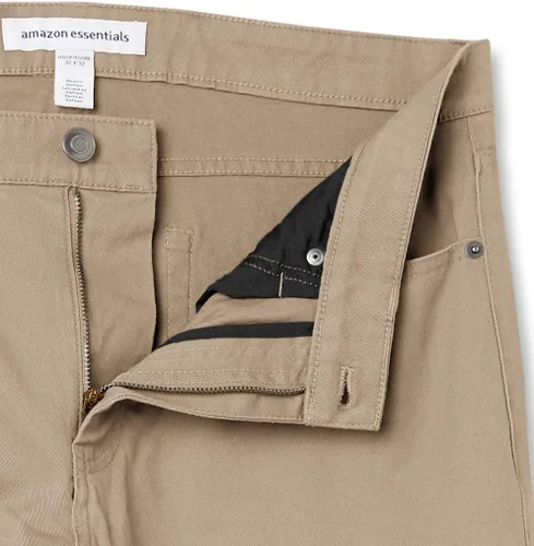 Miniatura 5 de Tienda Essentials Pantalón de sarga elástica de 5 bolsillos para hombre