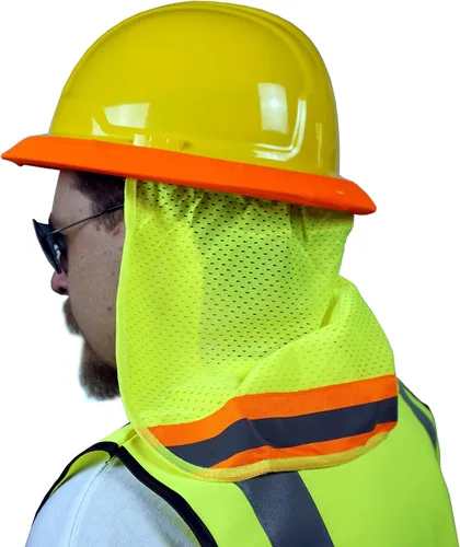 Miniatura 7 de Best Ever PRO-MADE X1 - Parasol para casco duro. Escudo de cuello premium con cierres de ajuste seguro y toalla de sudor integrada. Se adapta a